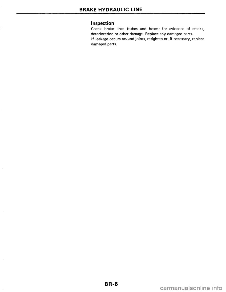 NISSAN PULSAR 1989  Factory Service Manual 