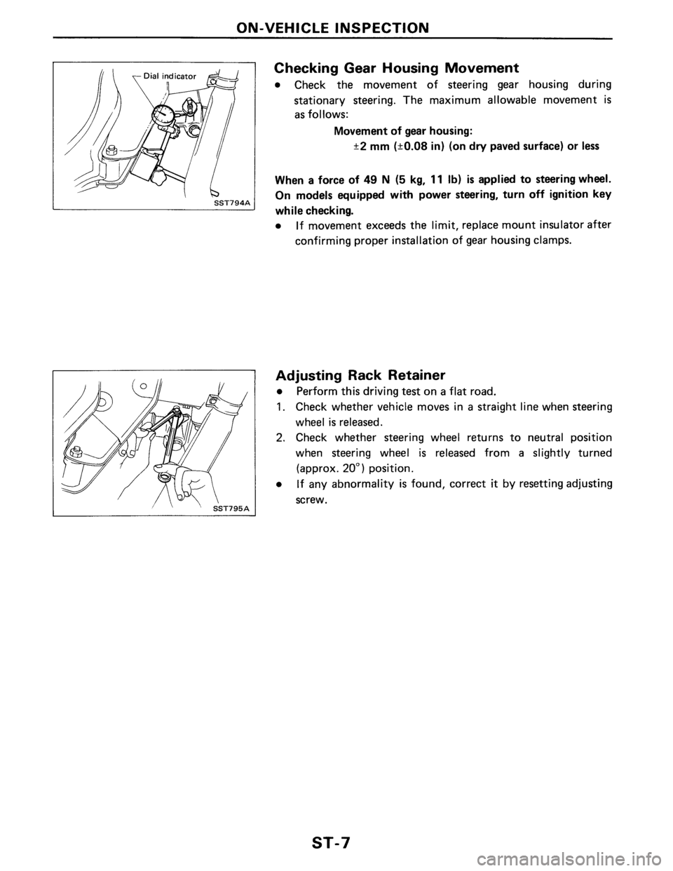 NISSAN PULSAR 1989  Factory Service Manual 