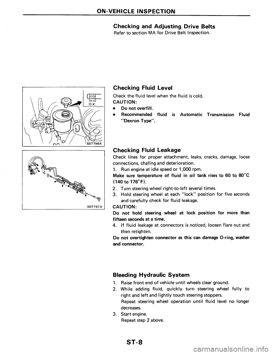 NISSAN PULSAR 1989  Factory Service Manual 