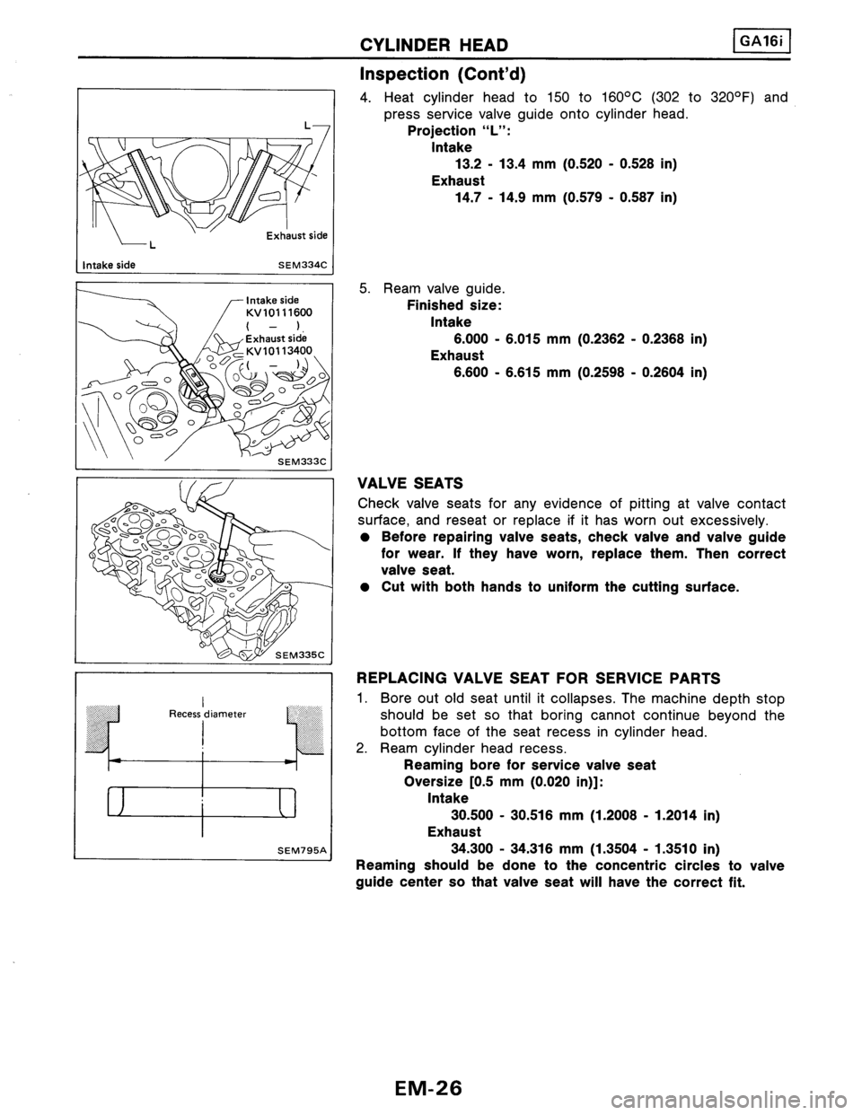 NISSAN PULSAR 1989  Factory Service Manual 