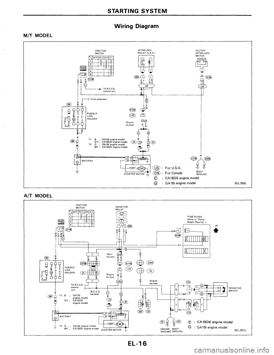 NISSAN PULSAR 1989  Factory Service Manual 