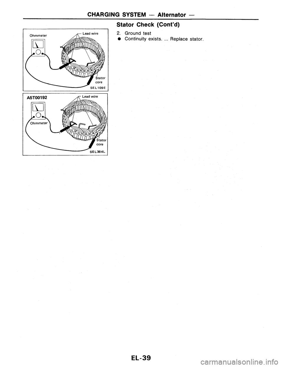 NISSAN PULSAR 1989  Factory Service Manual 
