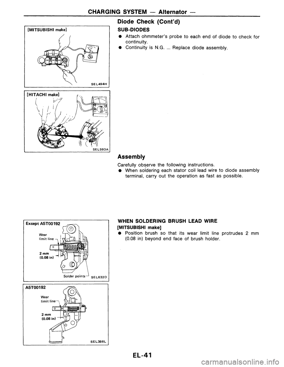 NISSAN PULSAR 1989  Factory Service Manual 