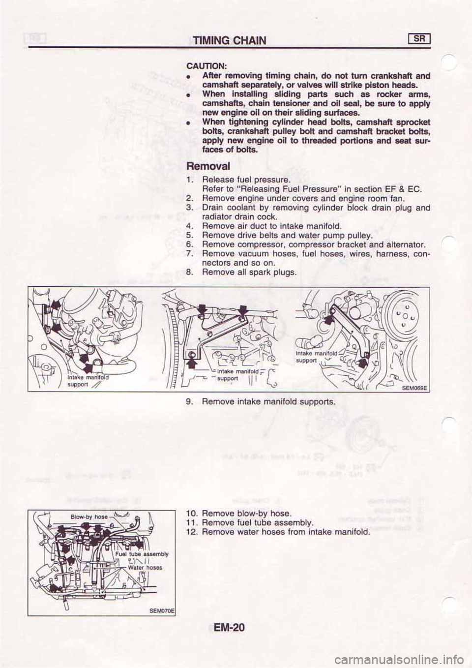 NISSAN SERENA 1992  Service Manual 