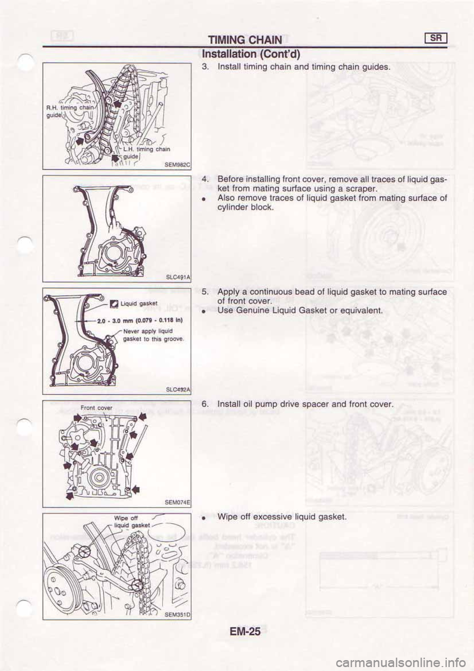 NISSAN SERENA 1992  Service Manual 