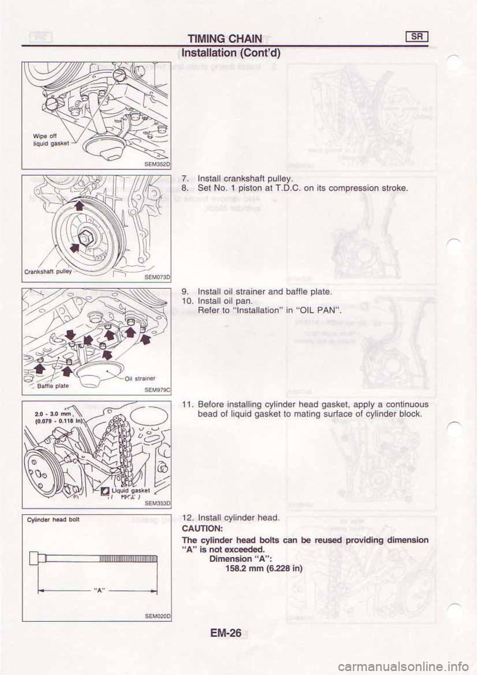 NISSAN SERENA 1992  Service Manual 