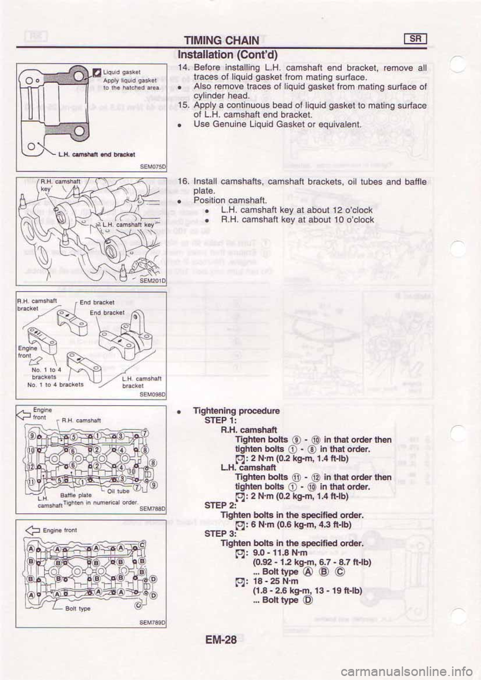 NISSAN SERENA 1992  Service Manual 