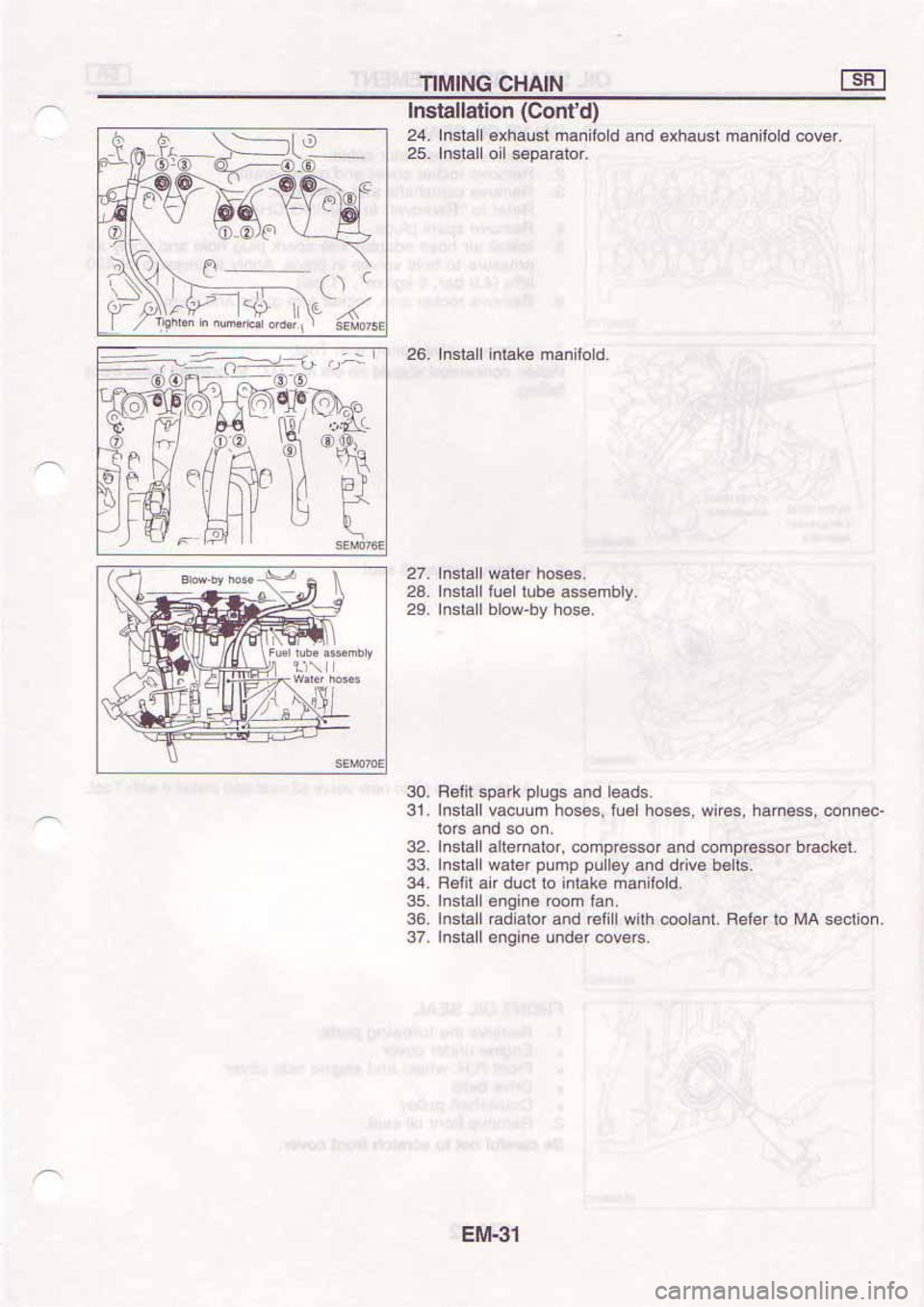 NISSAN SERENA 1992  Service Manual 
