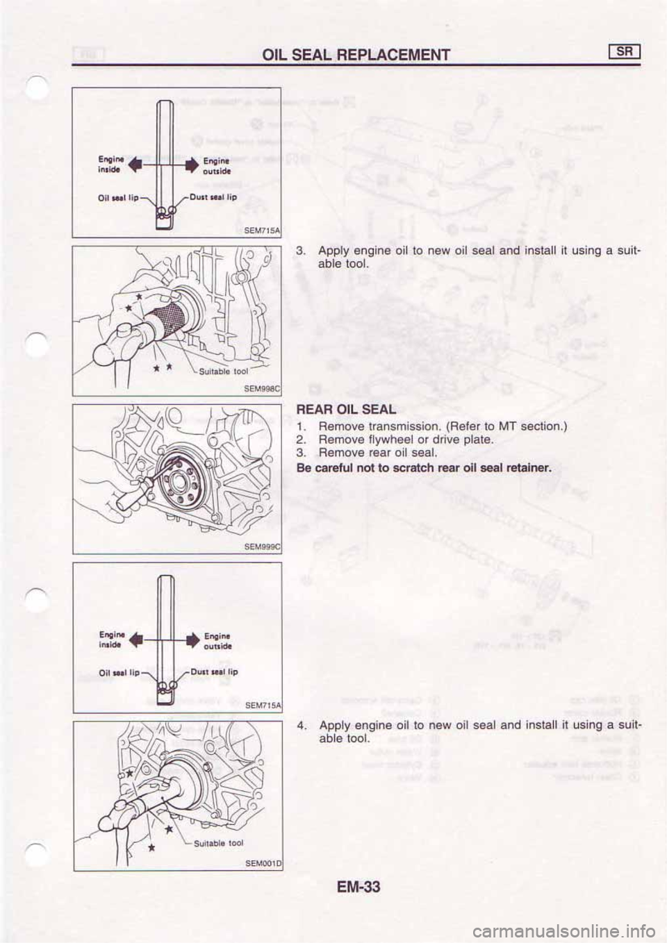 NISSAN SERENA 1992  Service Manual 
