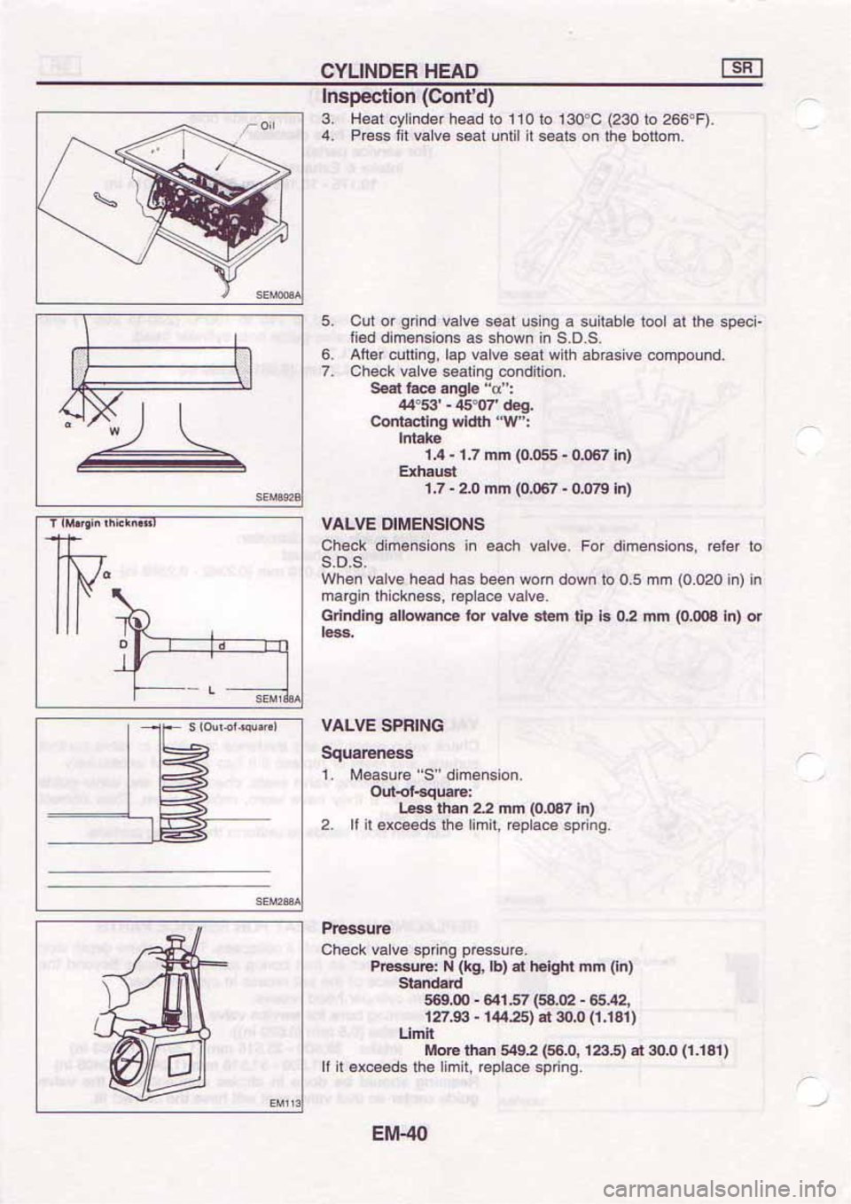 NISSAN SERENA 1992  Service Manual 