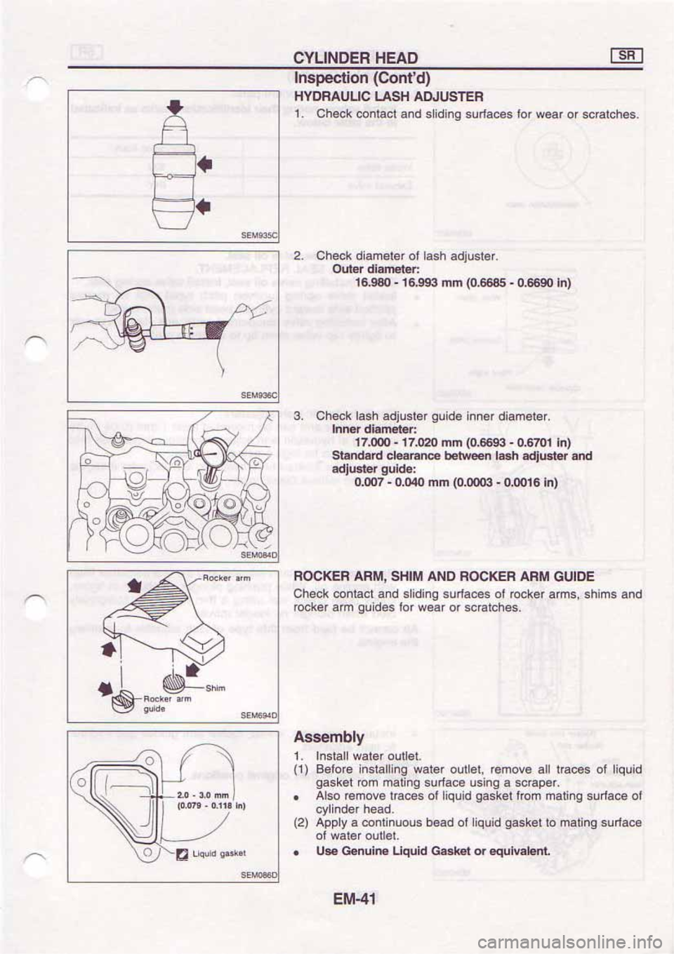 NISSAN SERENA 1992  Service Manual 