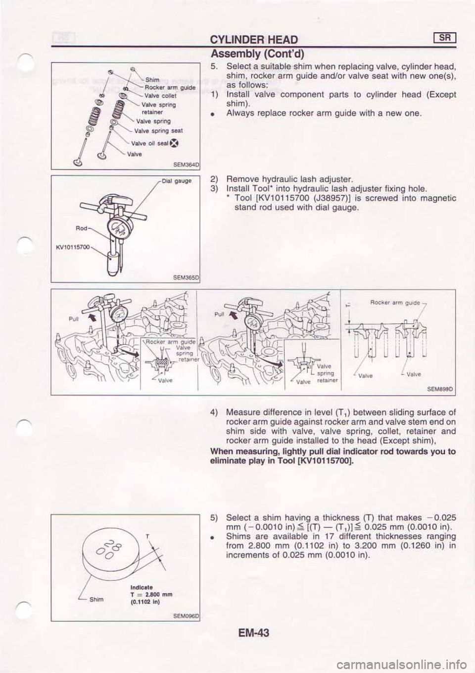 NISSAN SERENA 1992  Service Manual 