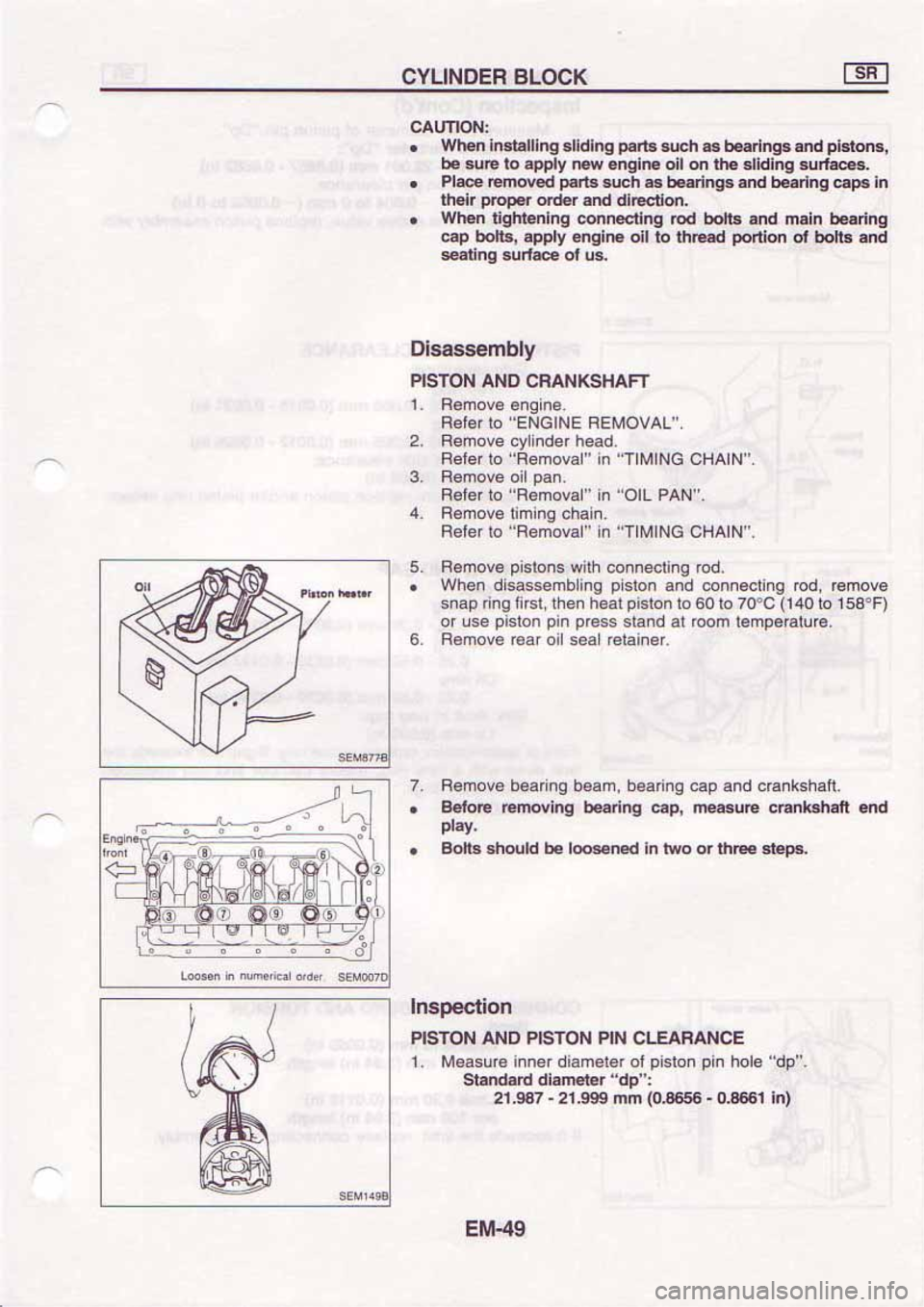 NISSAN SERENA 1992  Service Manual 