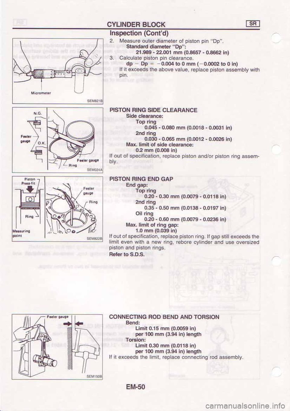 NISSAN SERENA 1992  Service Manual 
