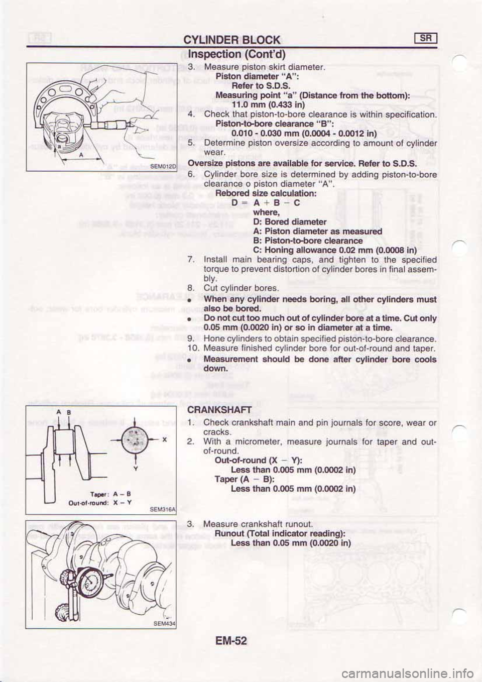 NISSAN SERENA 1992  Service Manual 