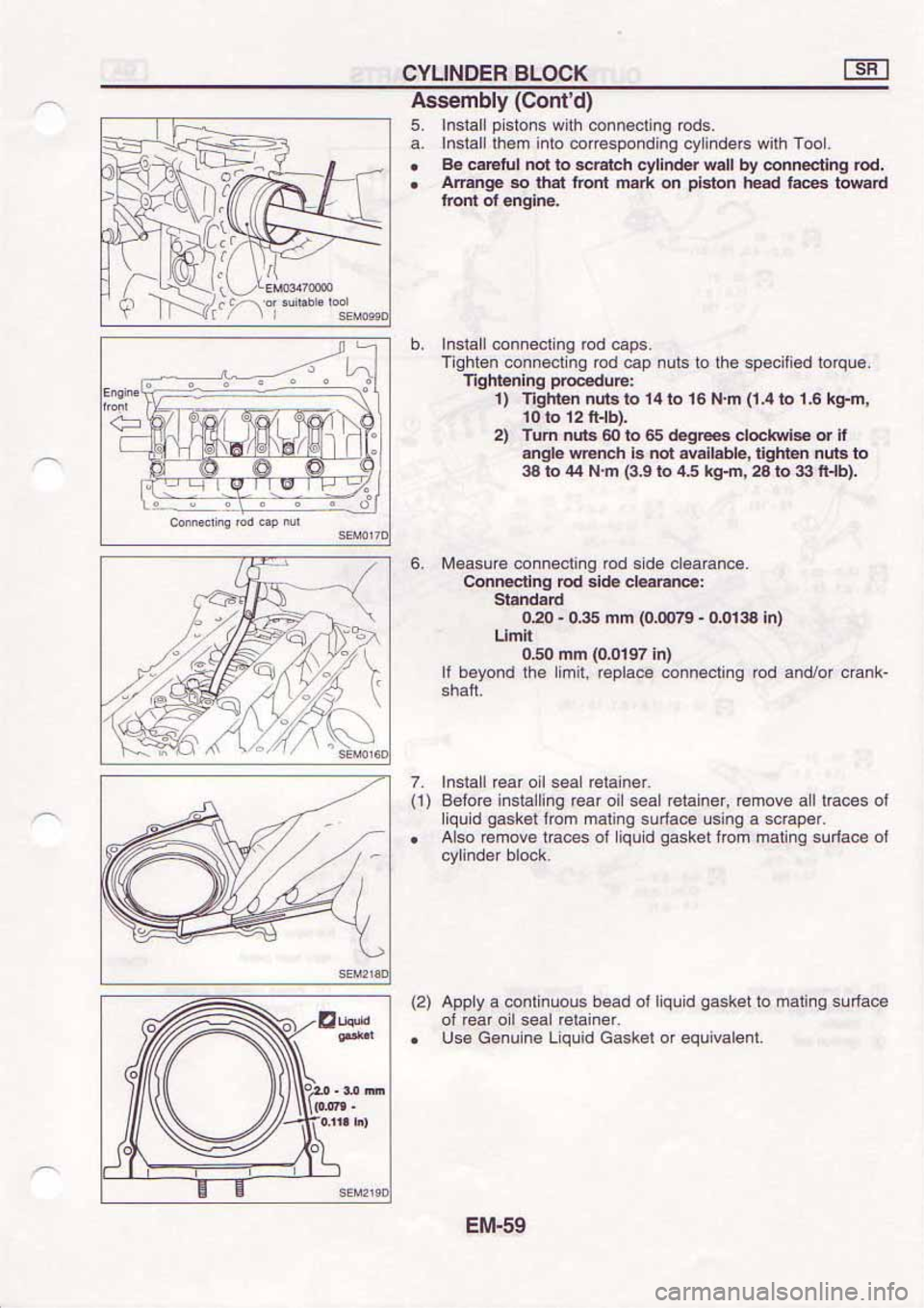 NISSAN SERENA 1992  Service Manual 