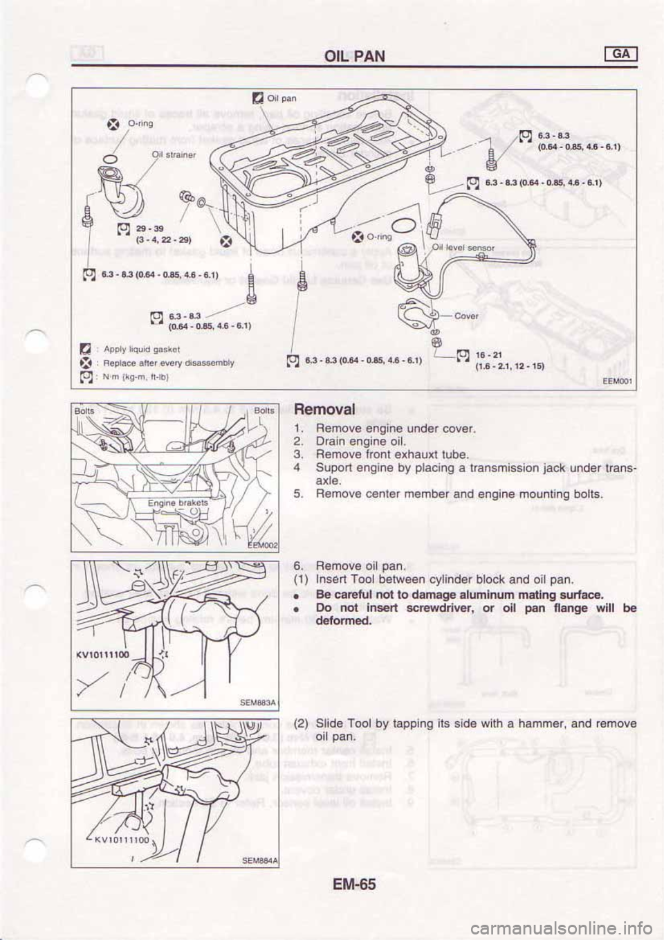 NISSAN SERENA 1992  Service Manual 