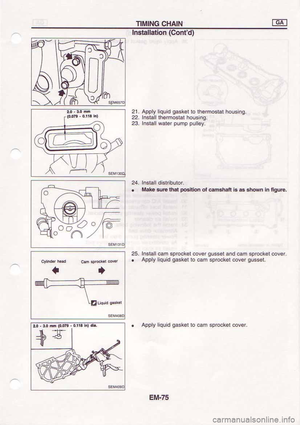 NISSAN SERENA 1992  Service Manual 