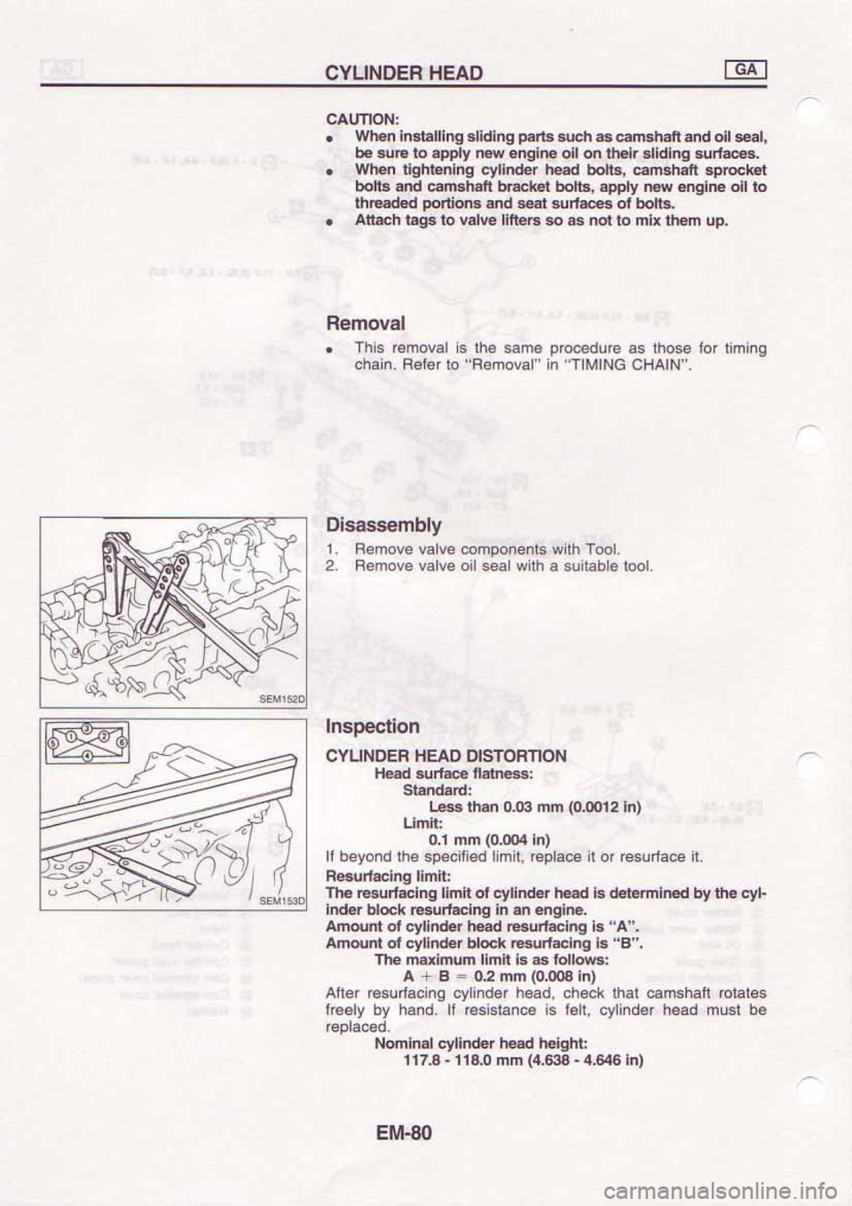 NISSAN SERENA 1992  Service Manual 