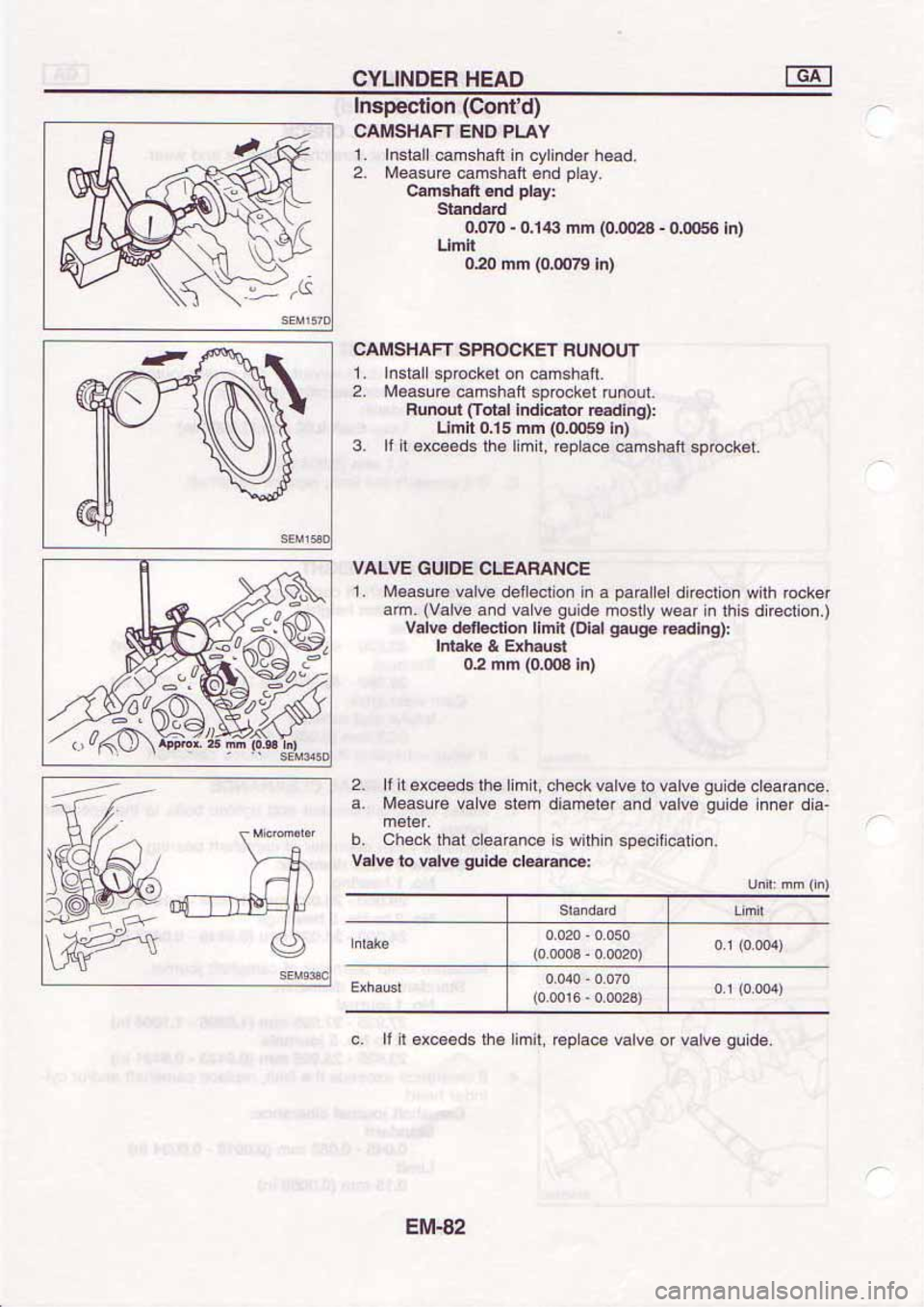 NISSAN SERENA 1992  Service Manual 