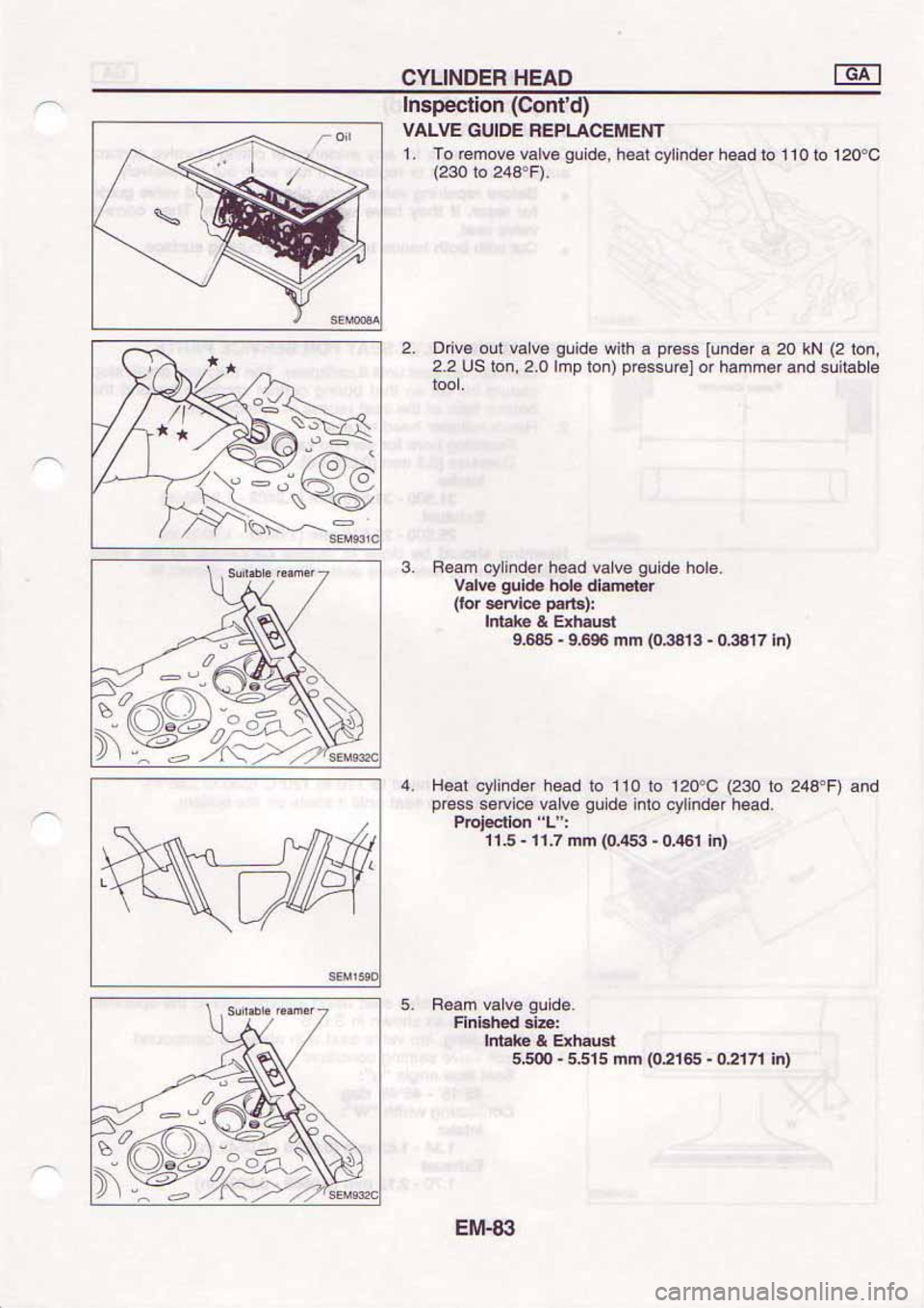 NISSAN SERENA 1992  Service Manual 