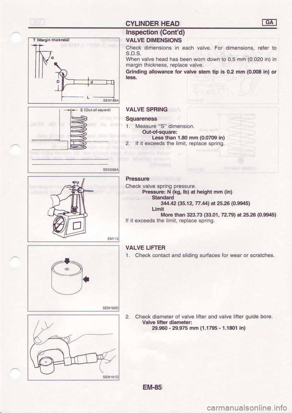 NISSAN SERENA 1992  Service Manual 