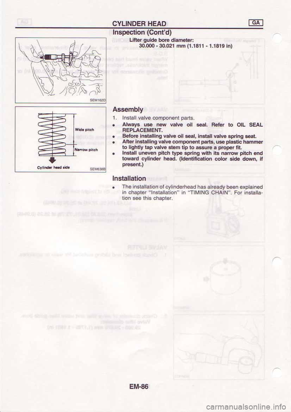 NISSAN SERENA 1992  Service Manual 