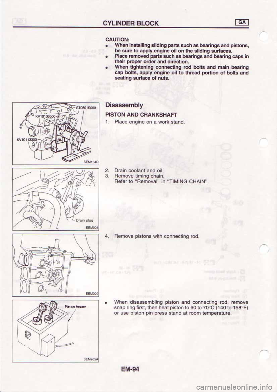 NISSAN SERENA 1992  Service Manual 