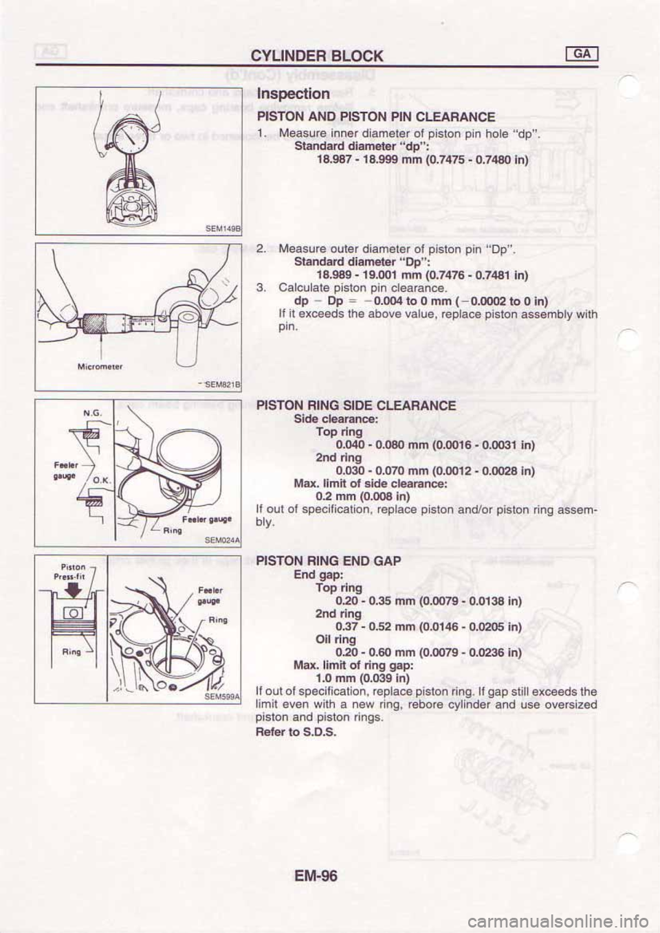 NISSAN SERENA 1992  Service Manual 
