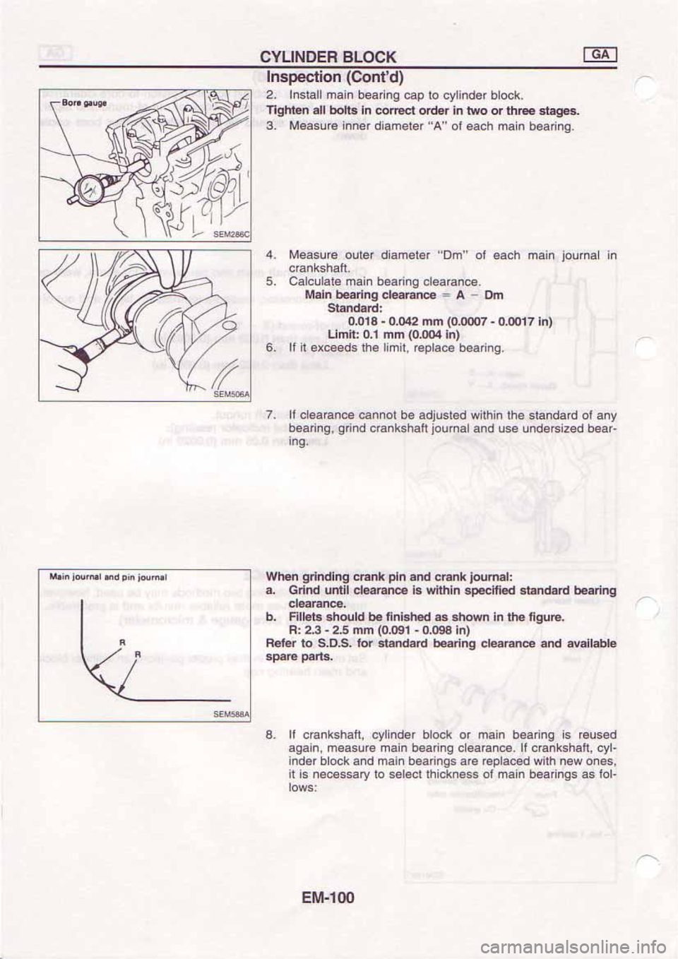 NISSAN SERENA 1992  Service Manual 