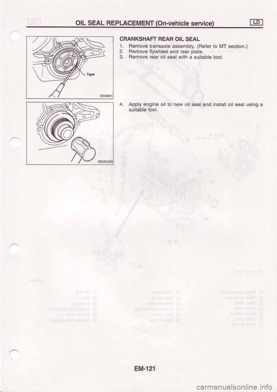 NISSAN SERENA 1992  Service Manual 