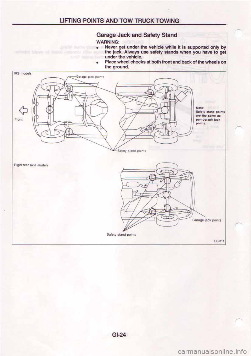 NISSAN SERENA 1992  Service Manual 