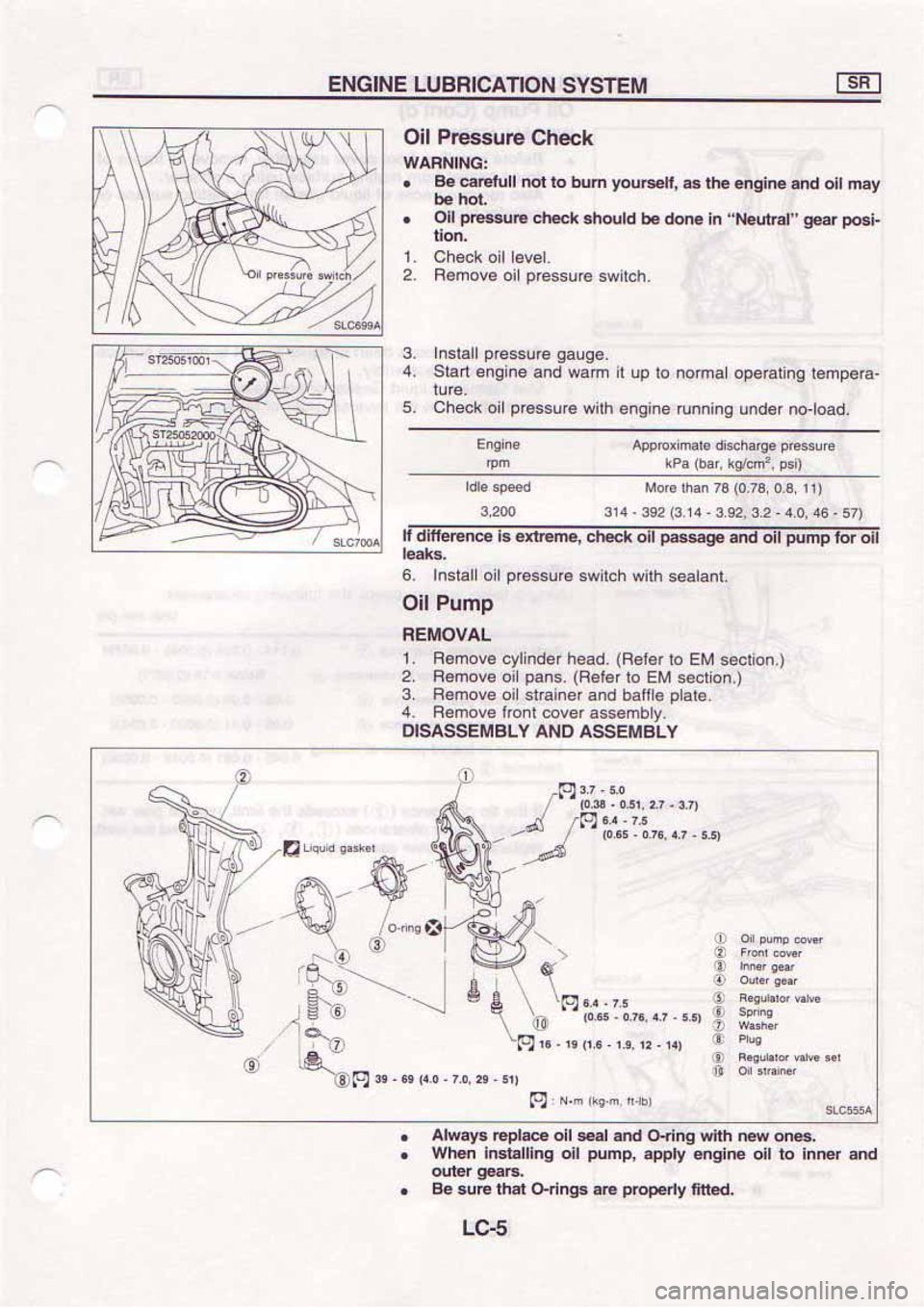 NISSAN SERENA 1992  Service Manual 