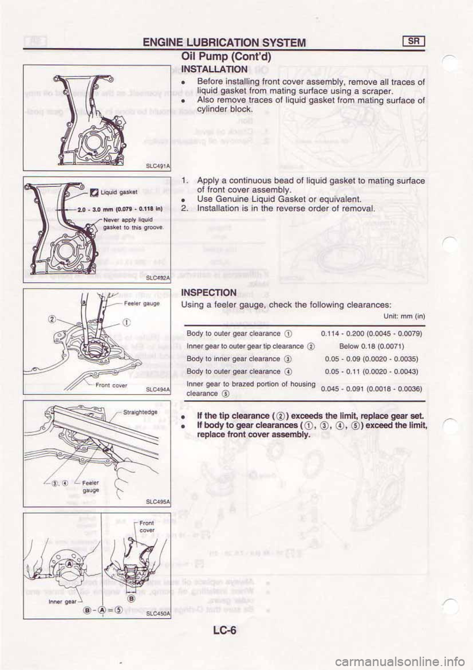 NISSAN SERENA 1992  Service Manual 