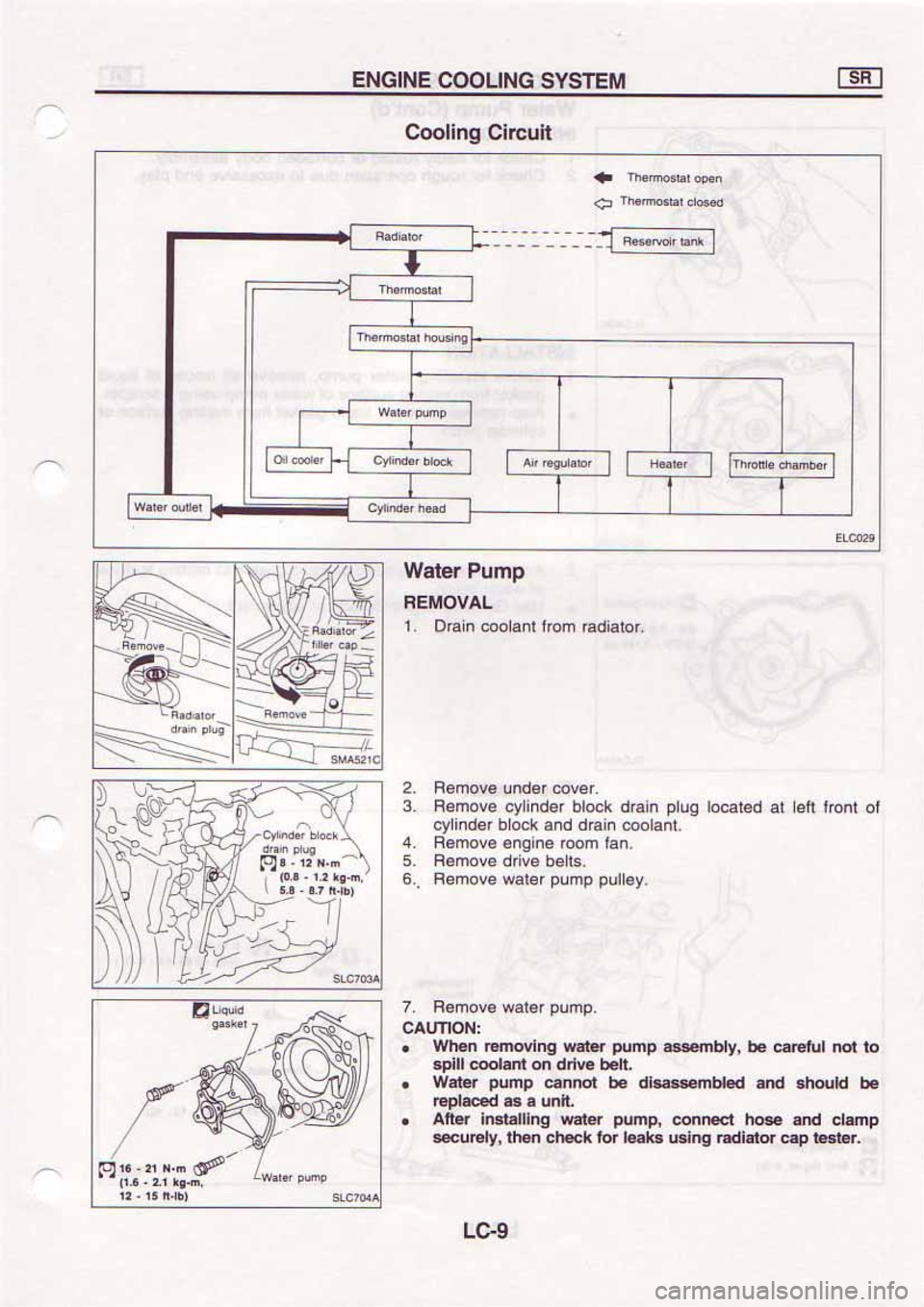 NISSAN SERENA 1992  Service Manual 