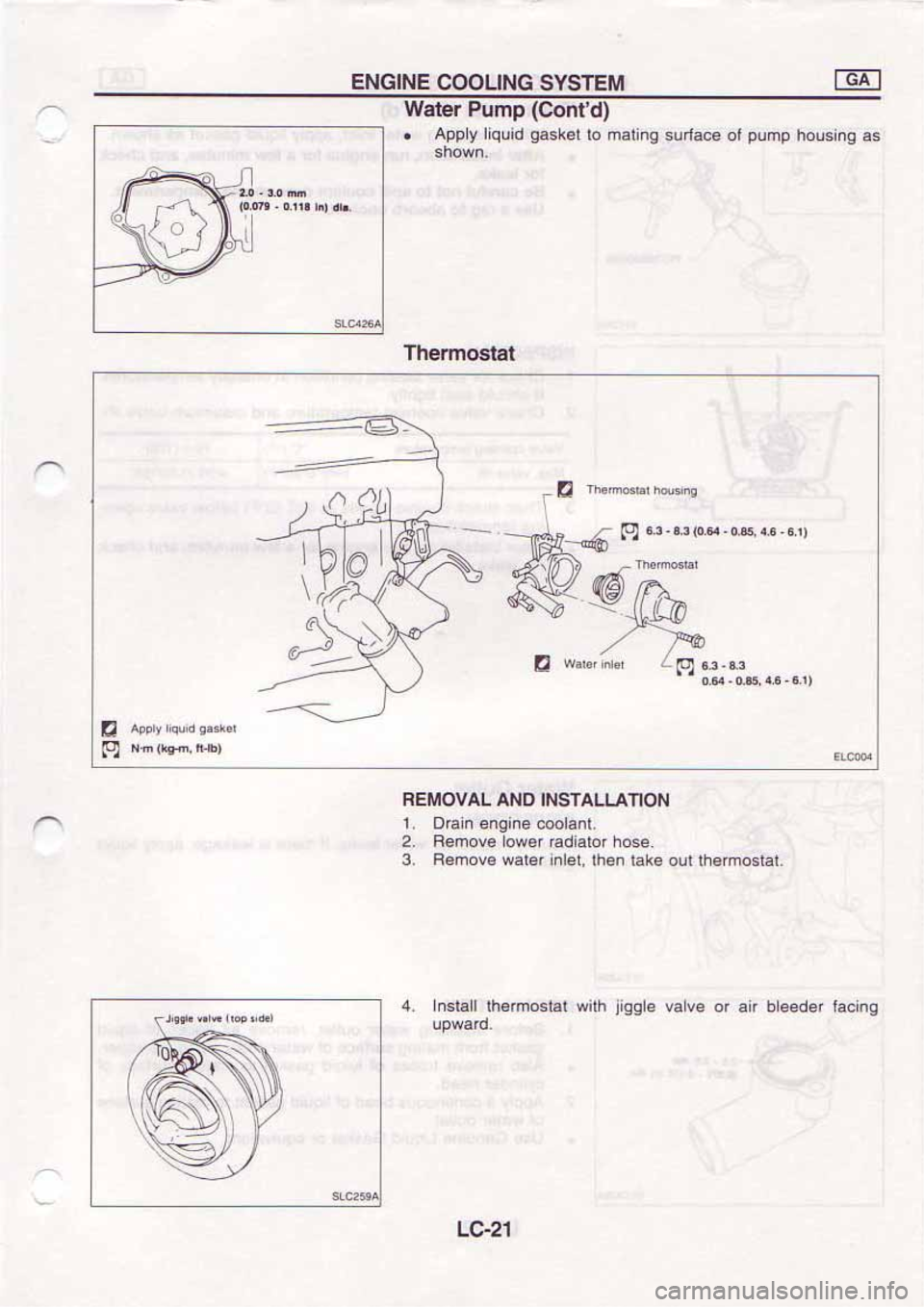 NISSAN SERENA 1992  Service Manual 