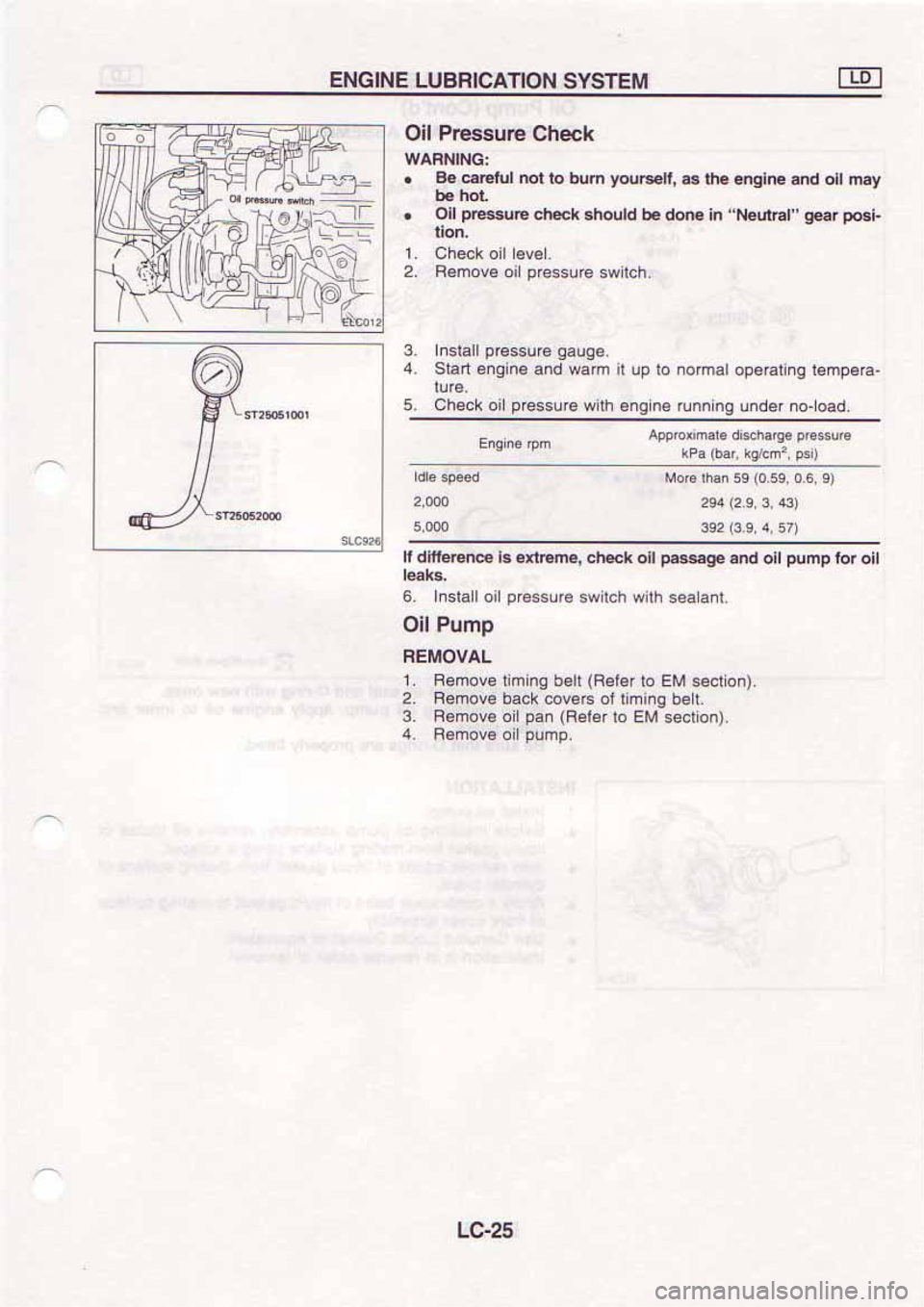 NISSAN SERENA 1992  Service Manual 
