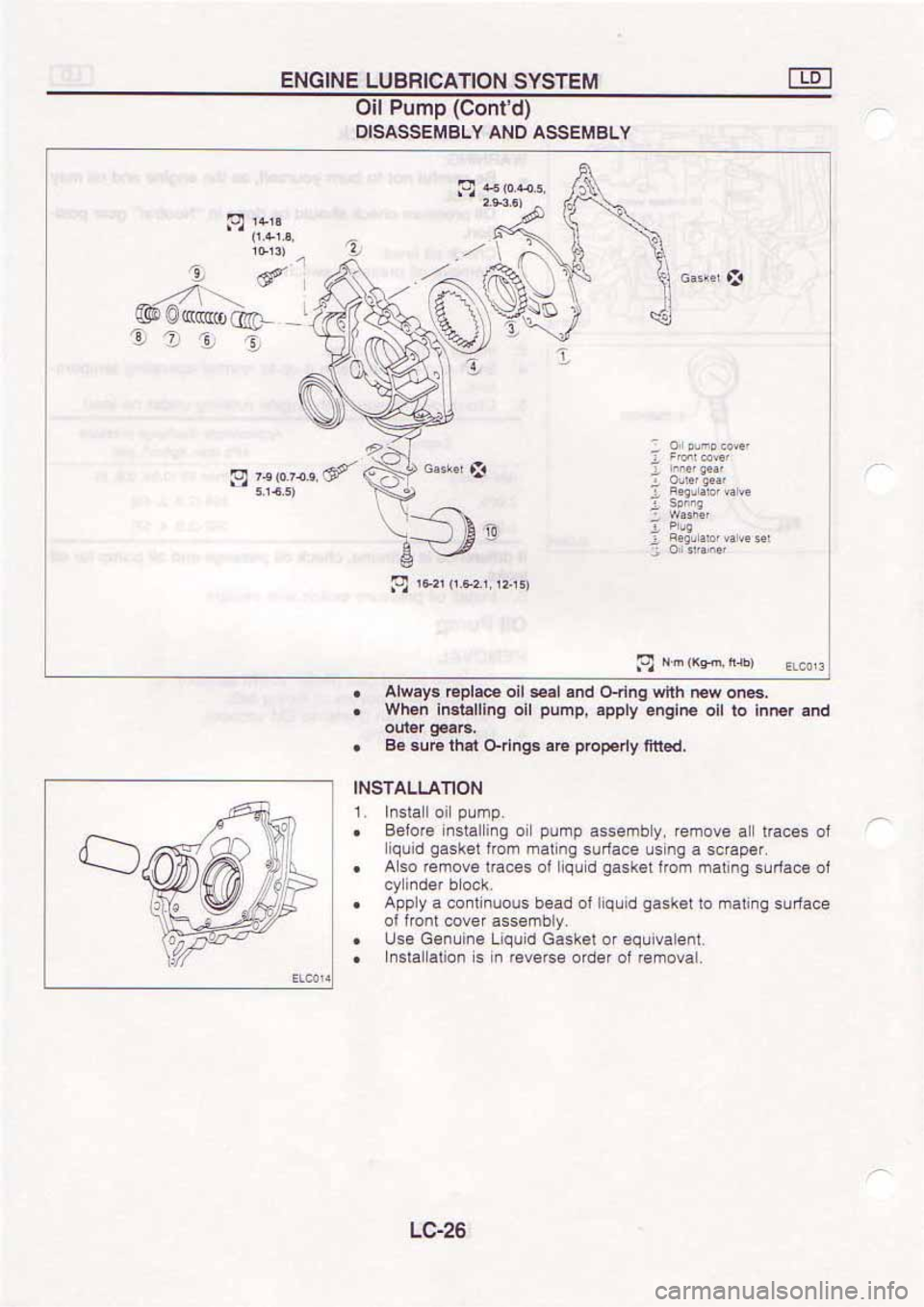 NISSAN SERENA 1992  Service Manual 