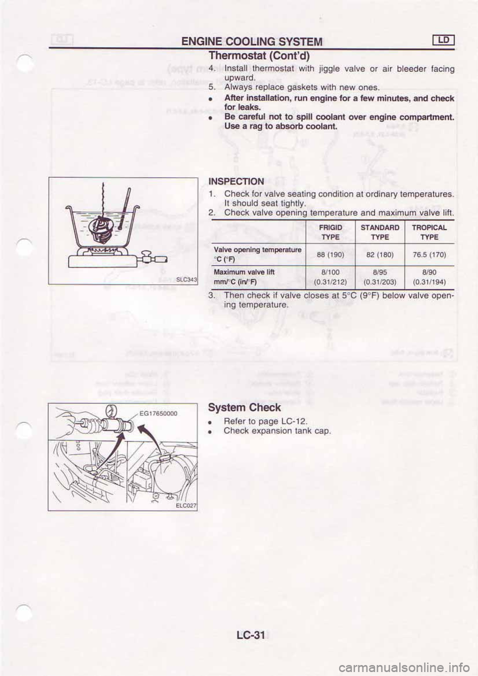 NISSAN SERENA 1992  Service Manual 