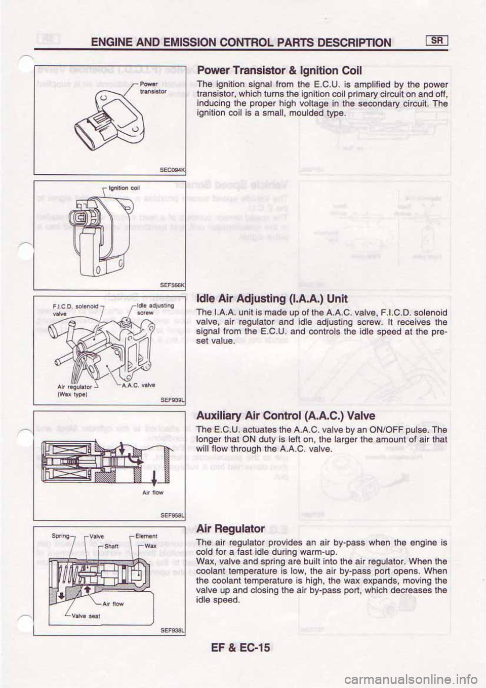 NISSAN SERENA 1992  Service Manual 