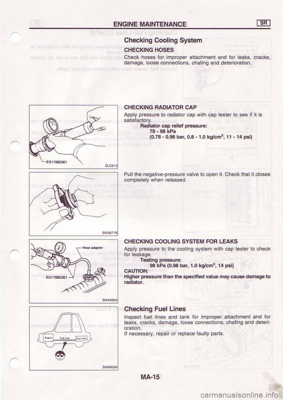 NISSAN SERENA 1992  Service Manual 