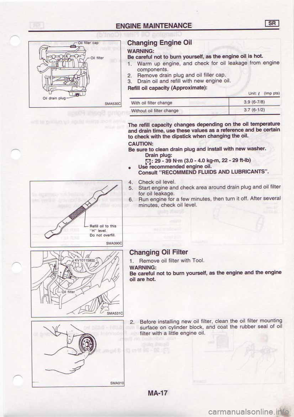 NISSAN SERENA 1992  Service Manual 