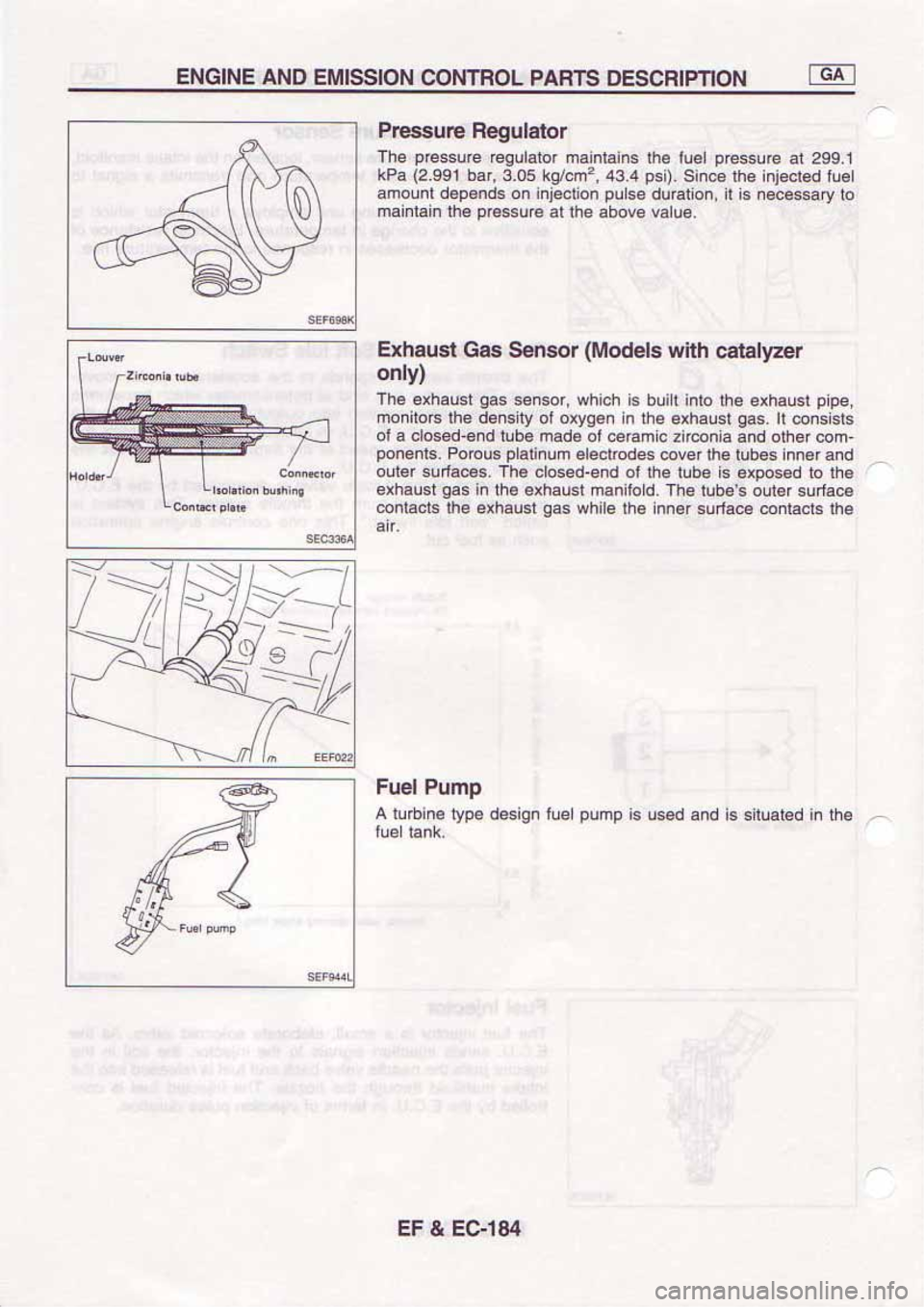 NISSAN SERENA 1992  Service Manual 