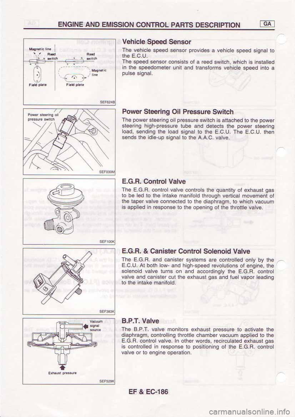 NISSAN SERENA 1992  Service Manual 