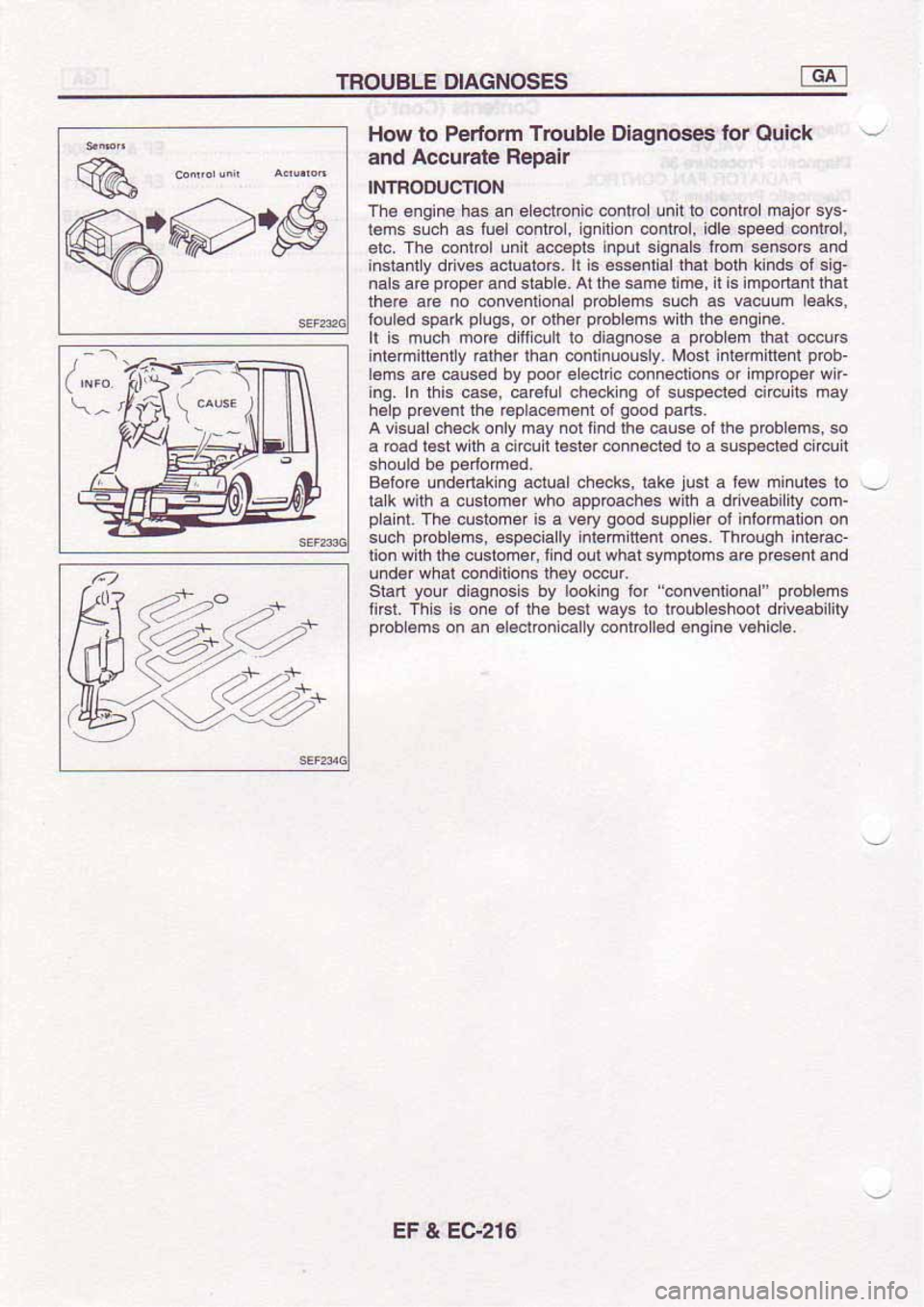 NISSAN SERENA 1992  Service Manual 