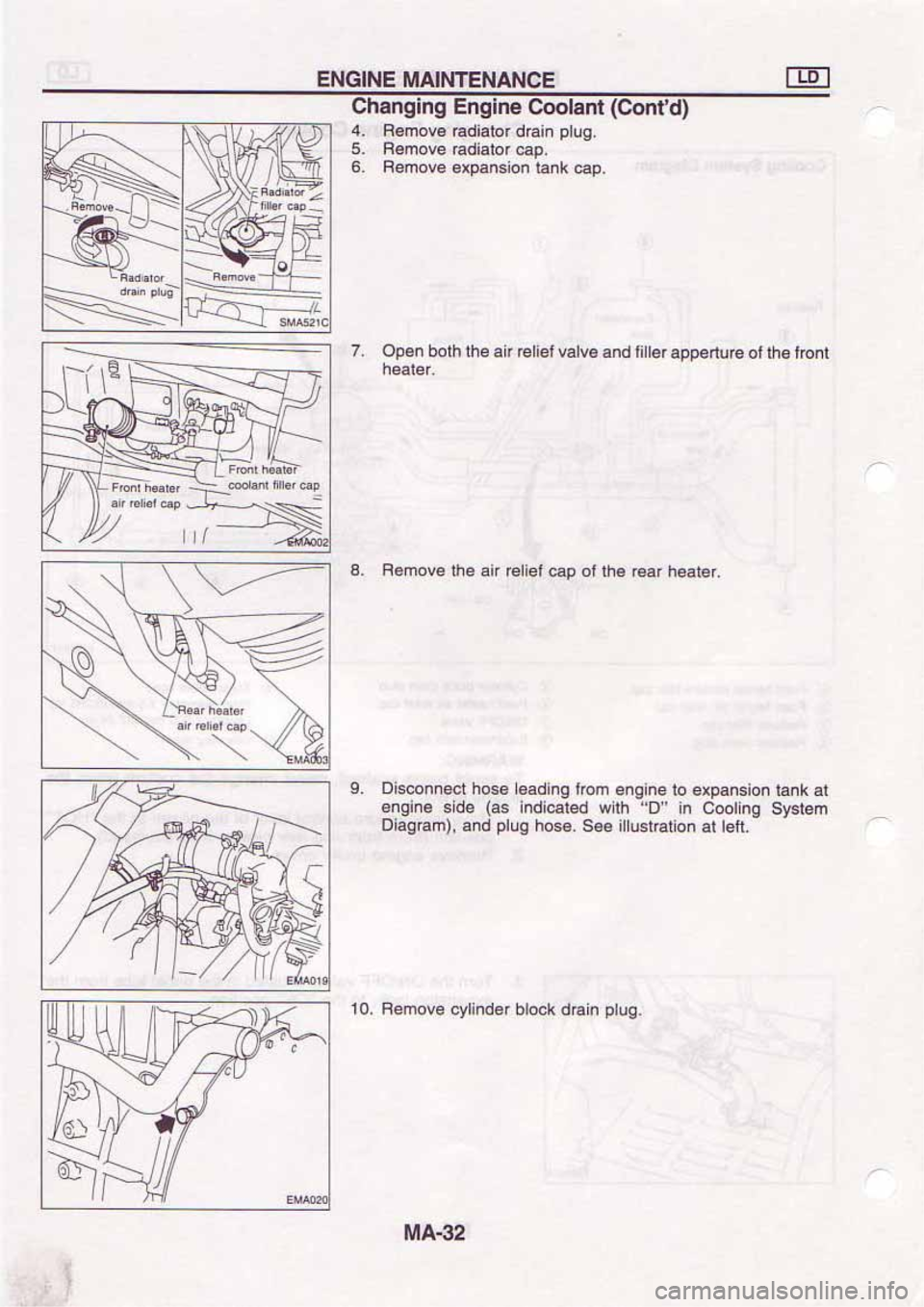 NISSAN SERENA 1992  Service Manual 