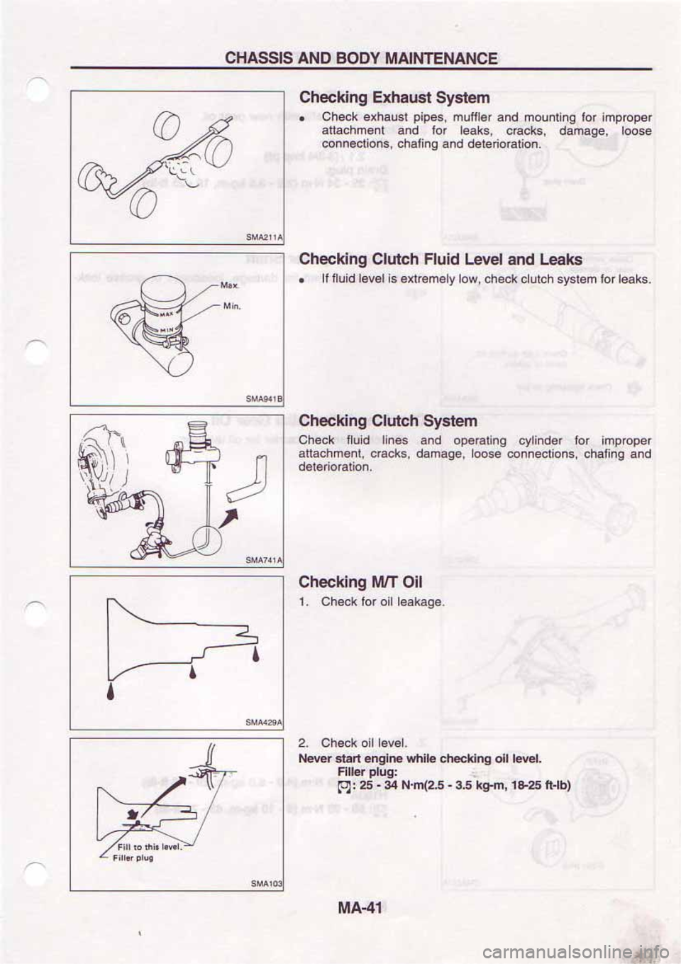 NISSAN SERENA 1992  Service Manual 