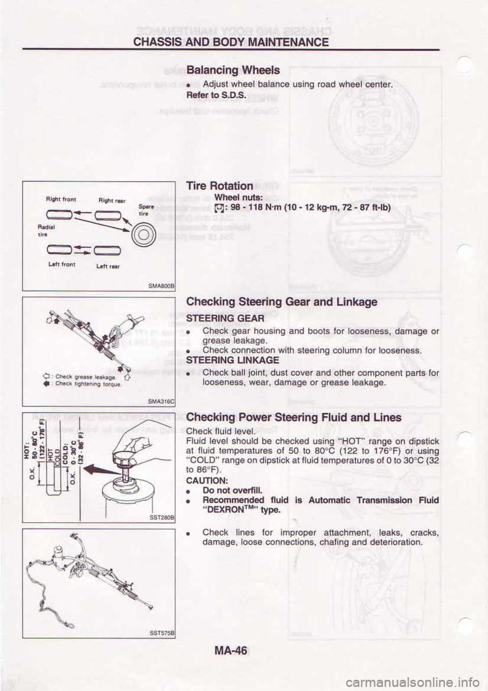 NISSAN SERENA 1992  Service Manual 