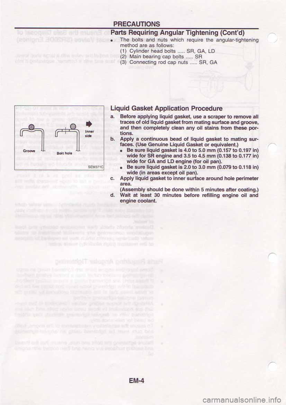NISSAN SERENA 1992  Service Manual 