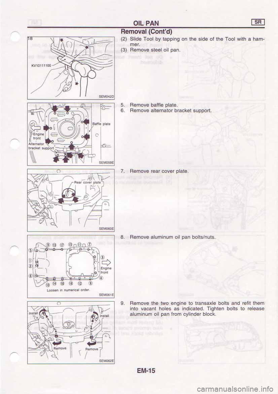 NISSAN SERENA 1992  Service Manual 